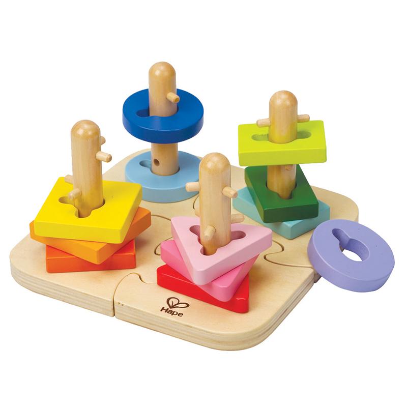 Hape Creative Peg Puzzle Wooden Wonderland