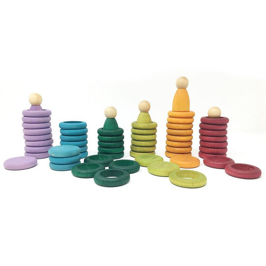 Nins, Rings & Coins Warm Colours Set