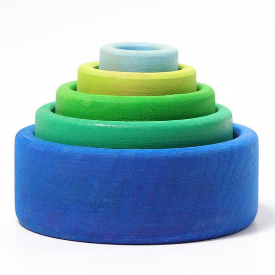 Stacking Bowls Ocean Blue
