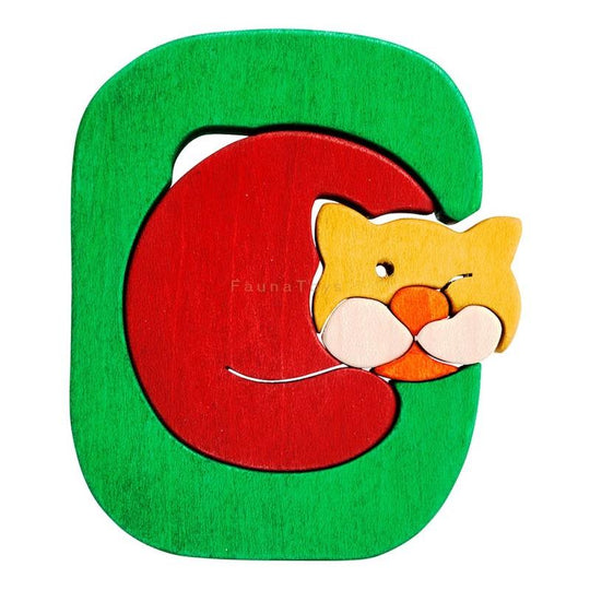 C for Cat Letter Puzzle