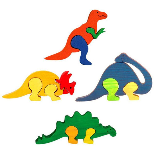 Mini Dinosaurs Wooden Puzzles