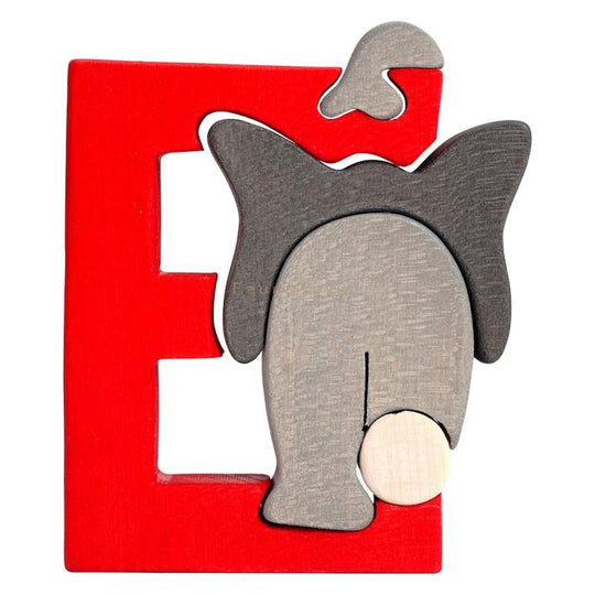 E for Elephant Letter Puzzle