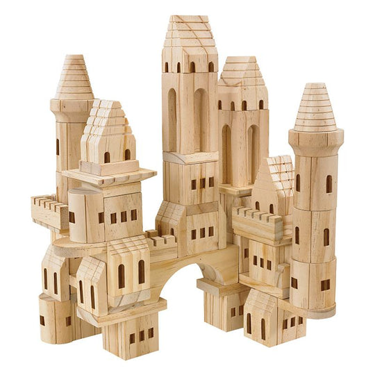 Wooden Castle Blocks 75pc
