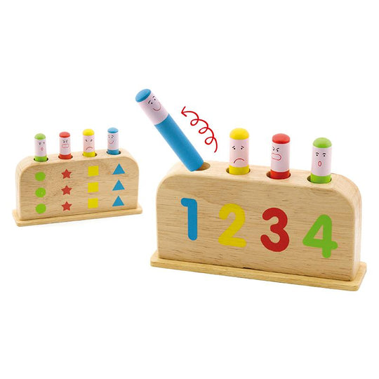 Pop Up Toy with 4 Characters