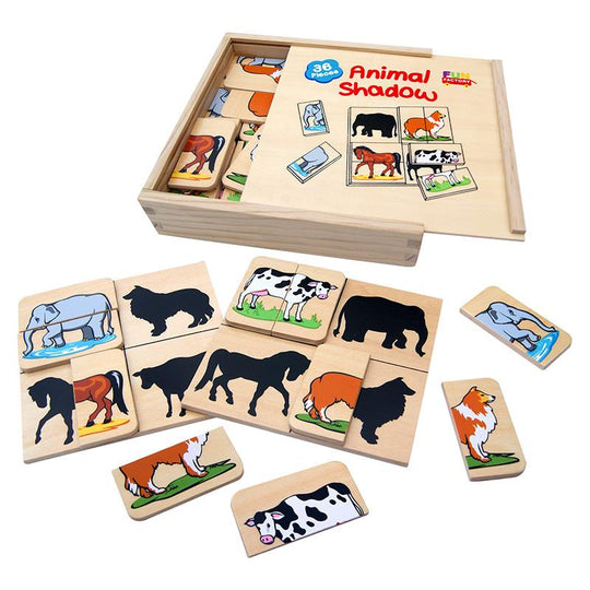 Animal Shadow Matching Game
