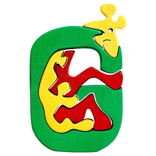 G for Giraffe Letter Puzzle