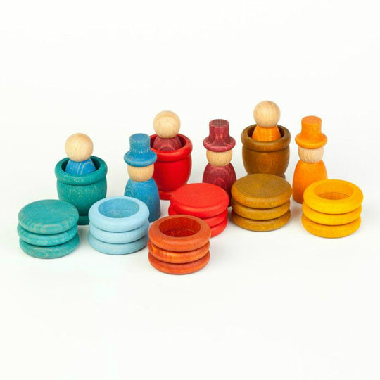 Nins Summer Peg People Play Set