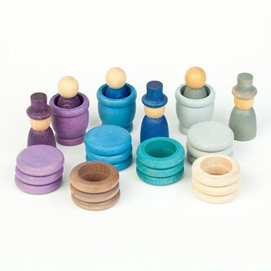 Nins Winter Peg People Play Set