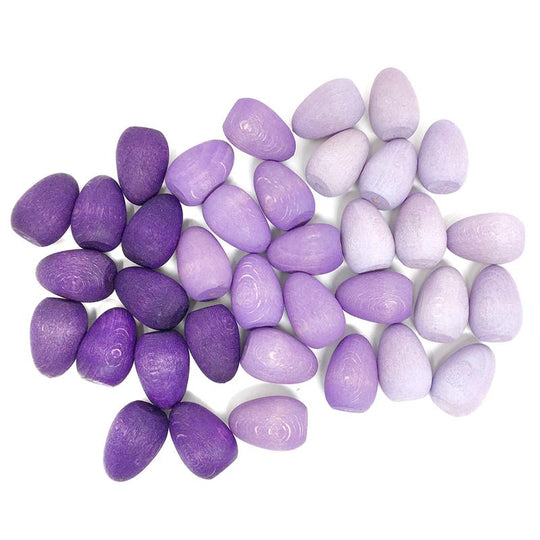 Mandala Purple Eggs 36pc Set