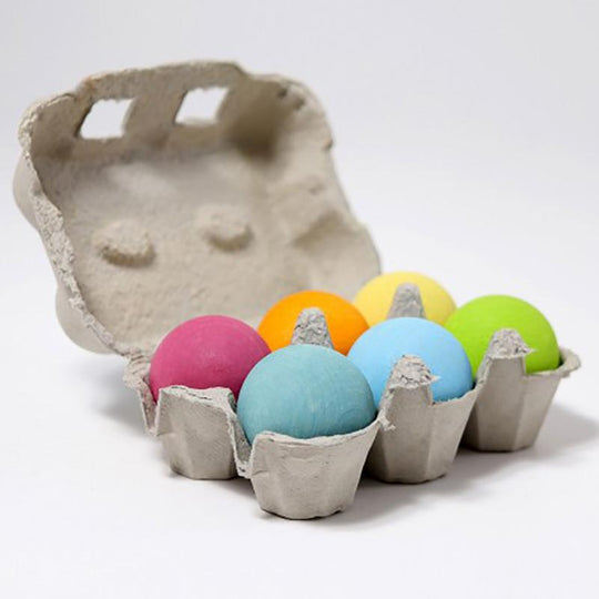 Wooden Balls Pastel