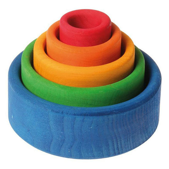 Stacking Bowls Outside Blue