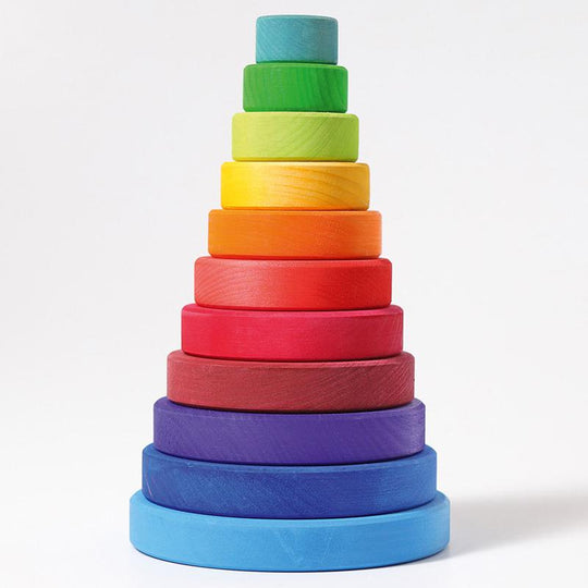 Conical Stacking Tower Large Rainbow