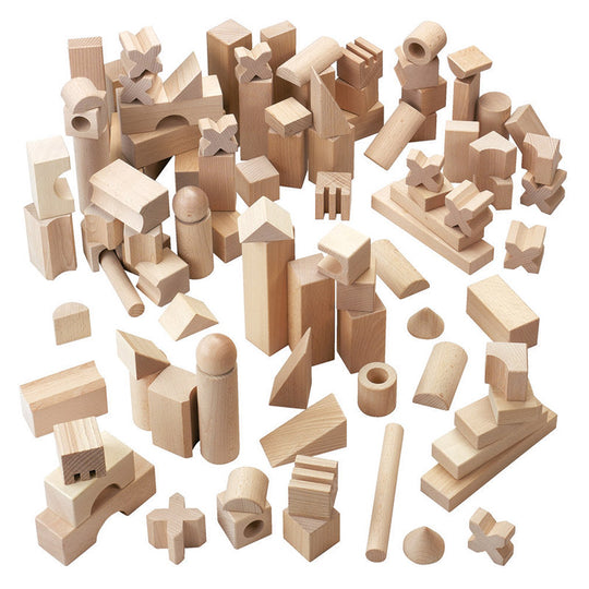 Natural Building Blocks Extra Large Set
