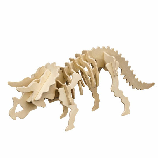 Triceratops Dinosaur 3D Wood Kit