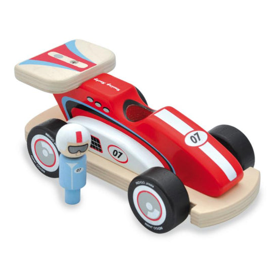 Racing Rocky Wooden Race Car
