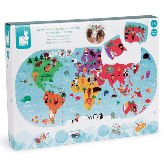 Bath World Map Puzzle