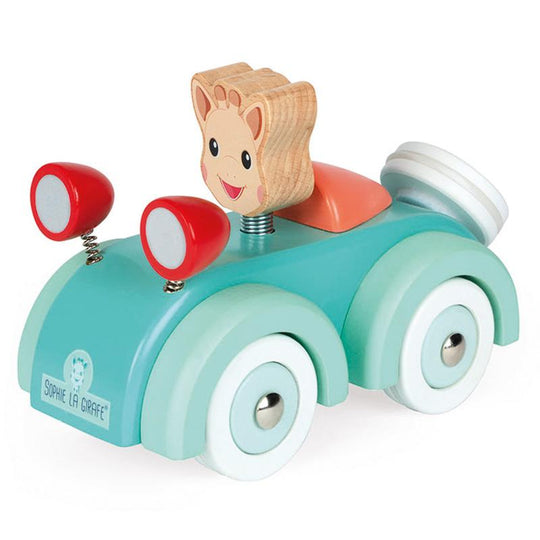 Sophie La Giraffe Wooden Car *