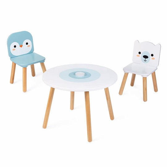 Polar Table & 2 Chairs