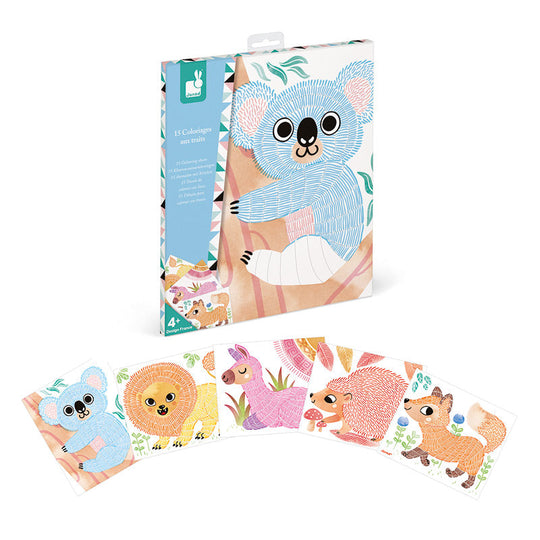 ZZZ Animal Colouring Sheets