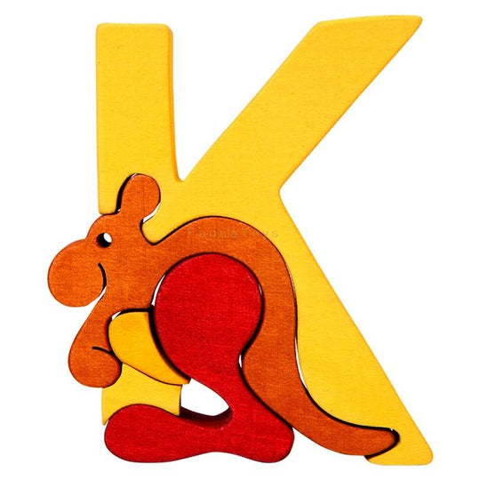 K for Kangaroo Letter Puzzle
