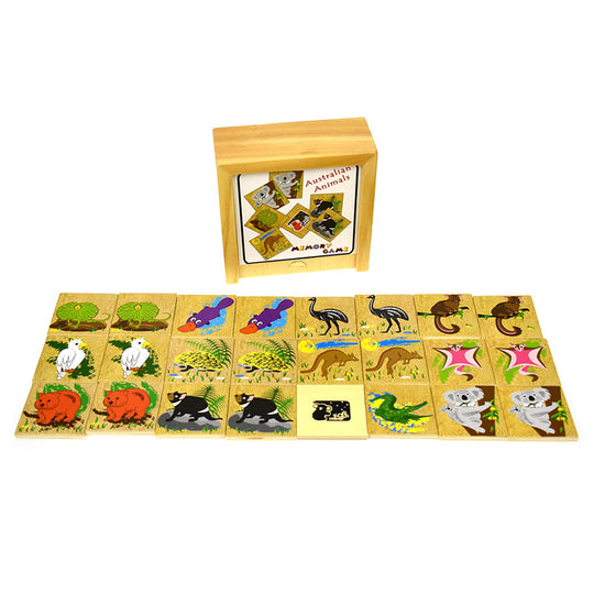 Australian Animal Memory Game