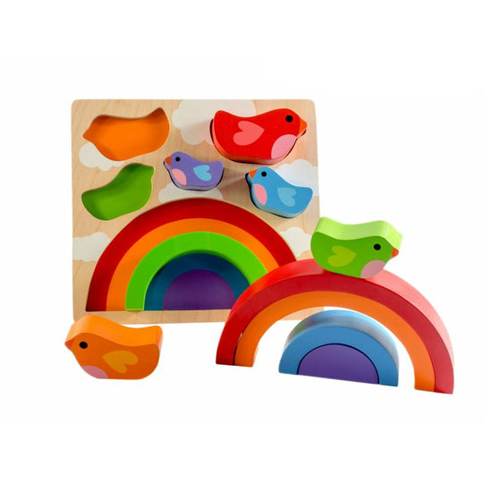 Bird & Rainbow Puzzle