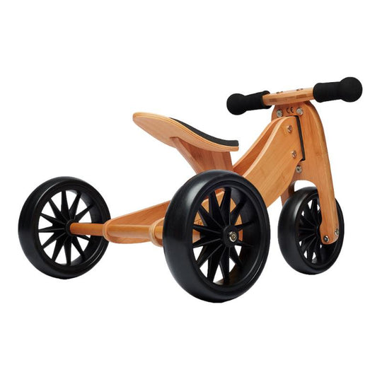 Tiny Tot 2 in 1 Balance Bike & Trike - Bamboo