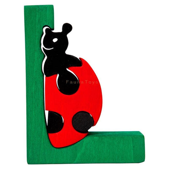 L for Ladybird Letter Puzzle