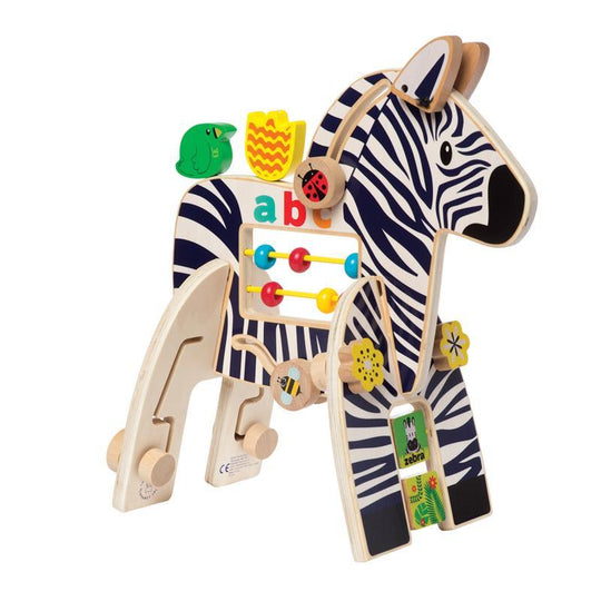 Zebra Wooden Activity Centre