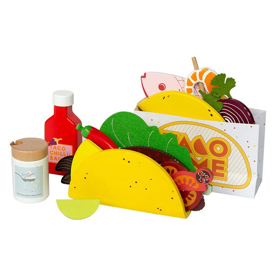 Taco Time Wooden Play Food