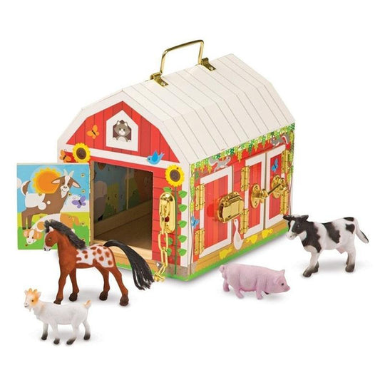 Latches Barn with Animals