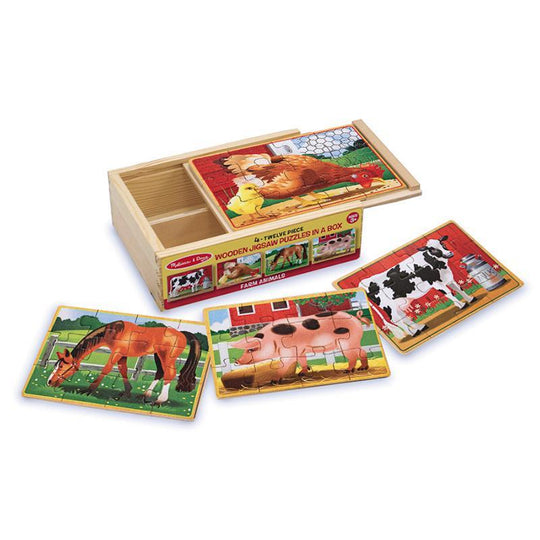 Farm Jigsaw Puzzles in a Box