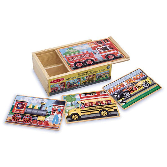 Vehicles Jigsaw Puzzles in a Box