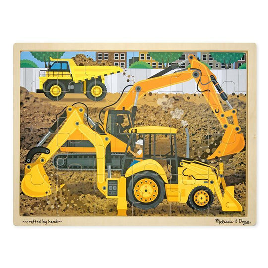 Diggers at Work Jigsaw Puzzle 24pc