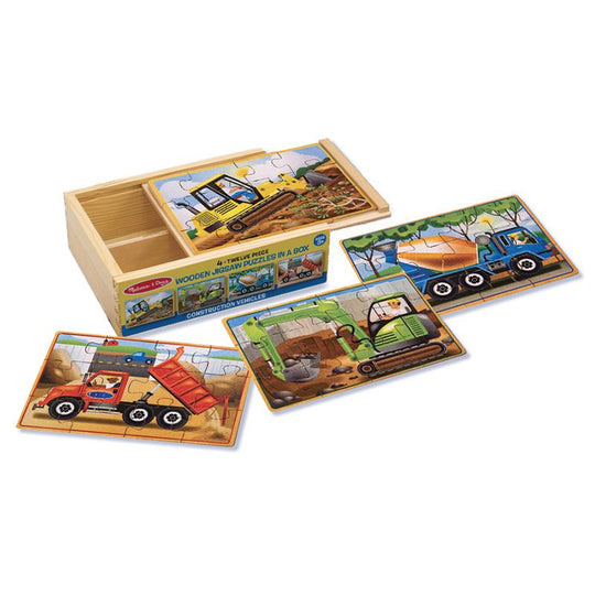 Construction Jigsaw Puzzles in a Box