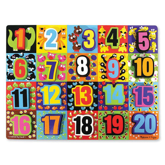 Jumbo Numbers Chunky Puzzle 20pc *