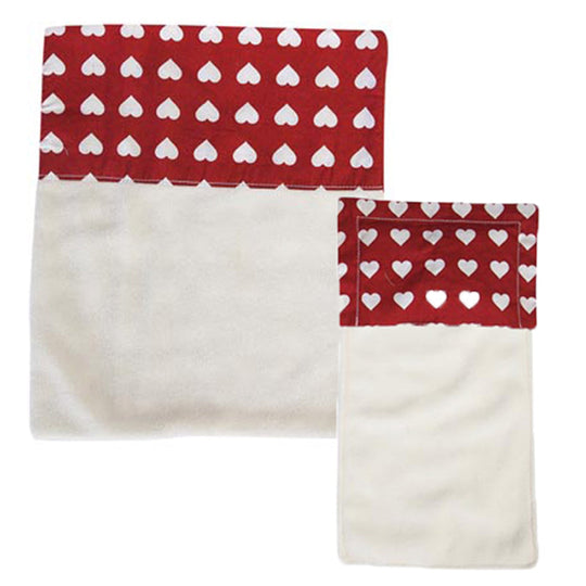 Dolls Pram Bedding Red