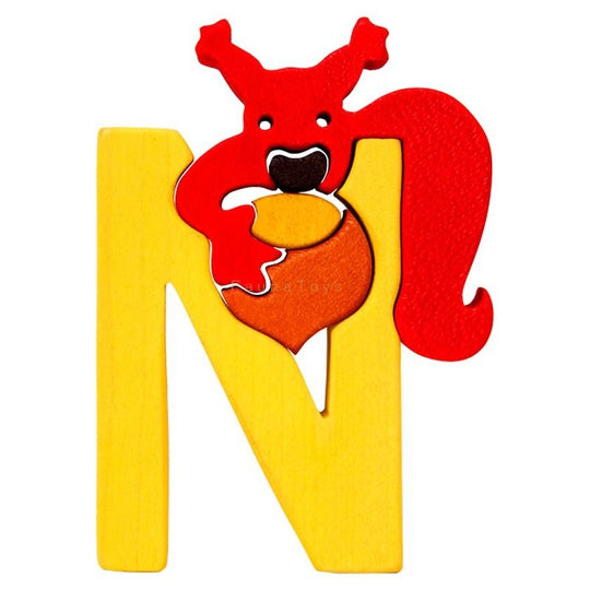 N for Nut Letter Puzzle
