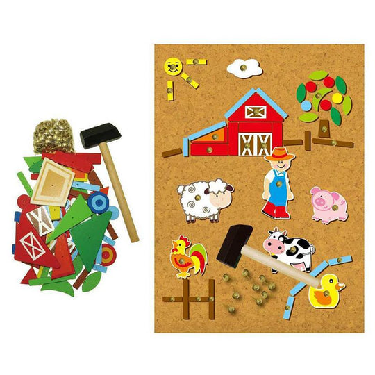 Tap A Shape in a Box - Farm