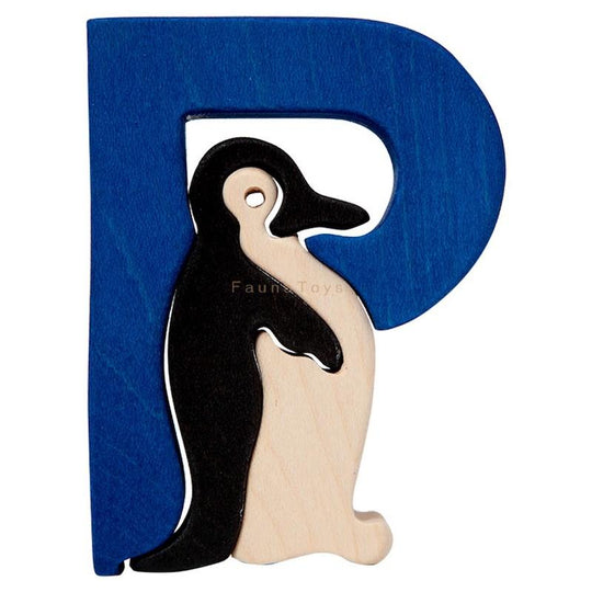 P for Penguin Letter Puzzle