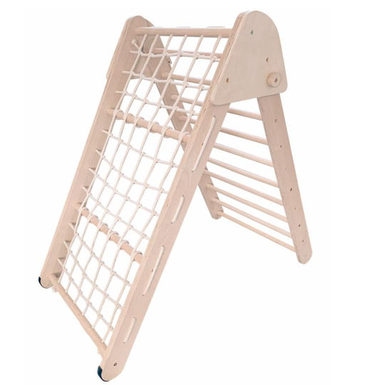 Mezzo Folding Scramble Climbing Frame - Unvarnished
