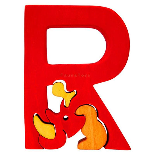 R for Rhino Letter Puzzle