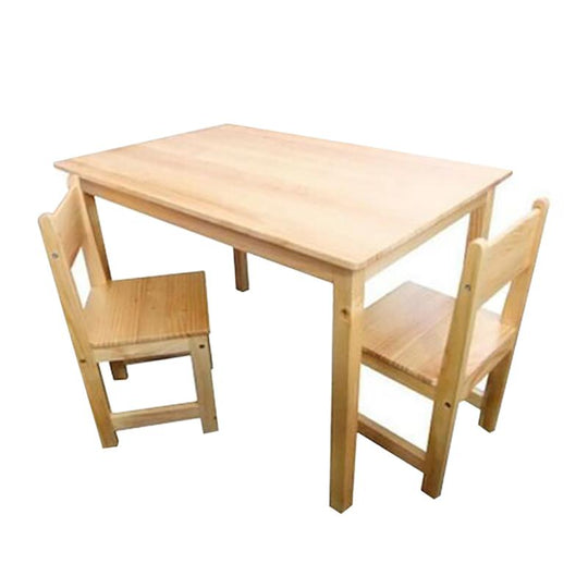 Kids Rectangle Table & 2 Chairs