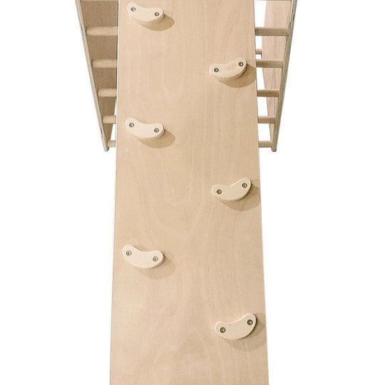 Pikler Rock Wall & Slide - Unvarnished