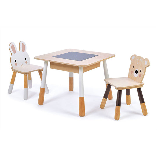 Forest Wooden Table & 2 Chairs
