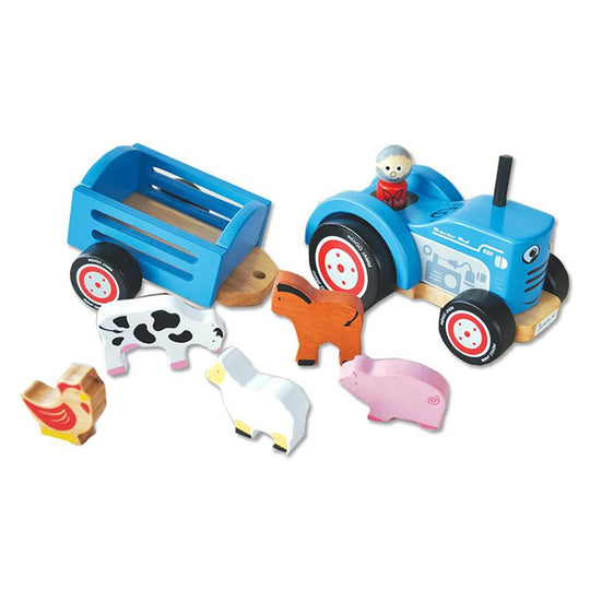 Tractor Tim with Wooden Animals
