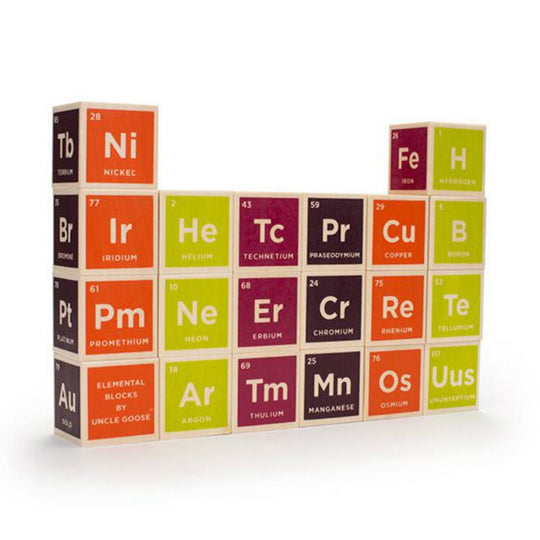 Periodic Table Wooden Blocks