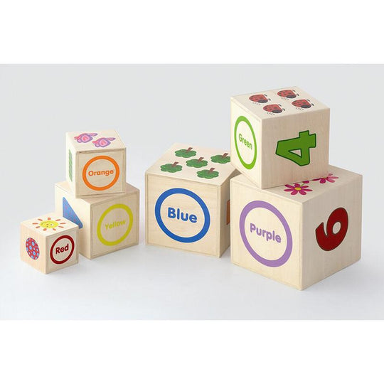 Stacking & Nesting Wooden Cubes