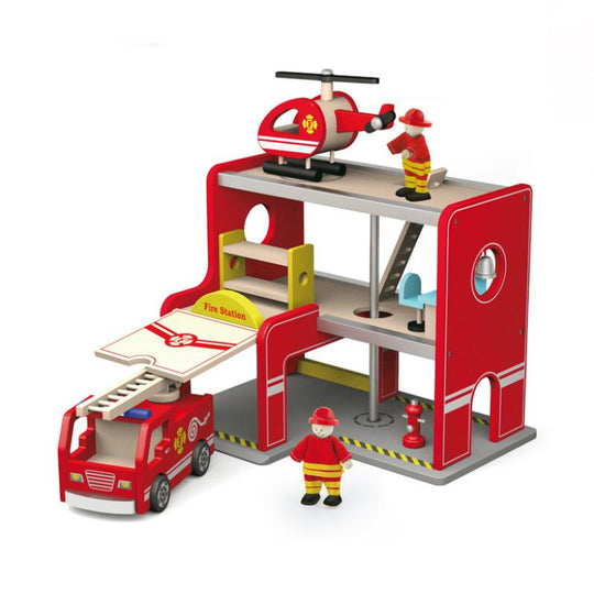Fire Station with Accessories