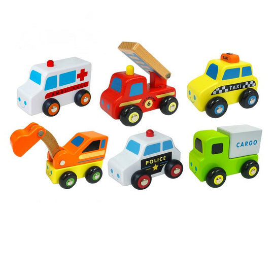 Car & Truck Vehicles Set 6pc